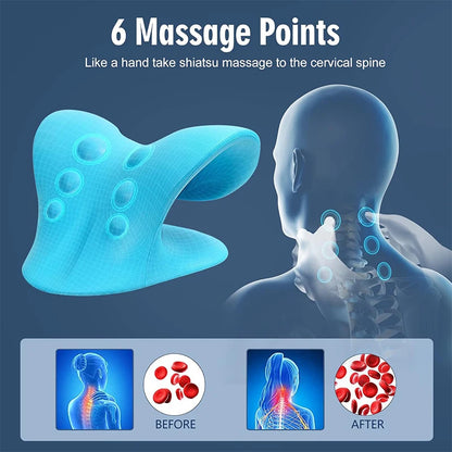 Neck Massage Traction Pillow